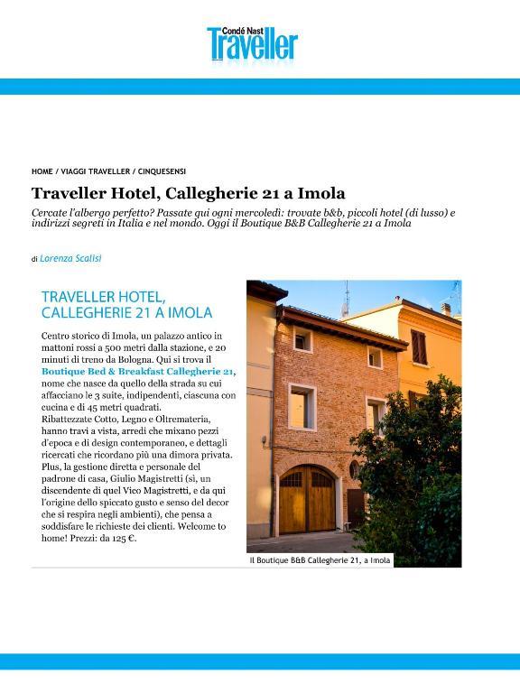 Callegherie 21 Boutique B&B イーモラ エクステリア 写真